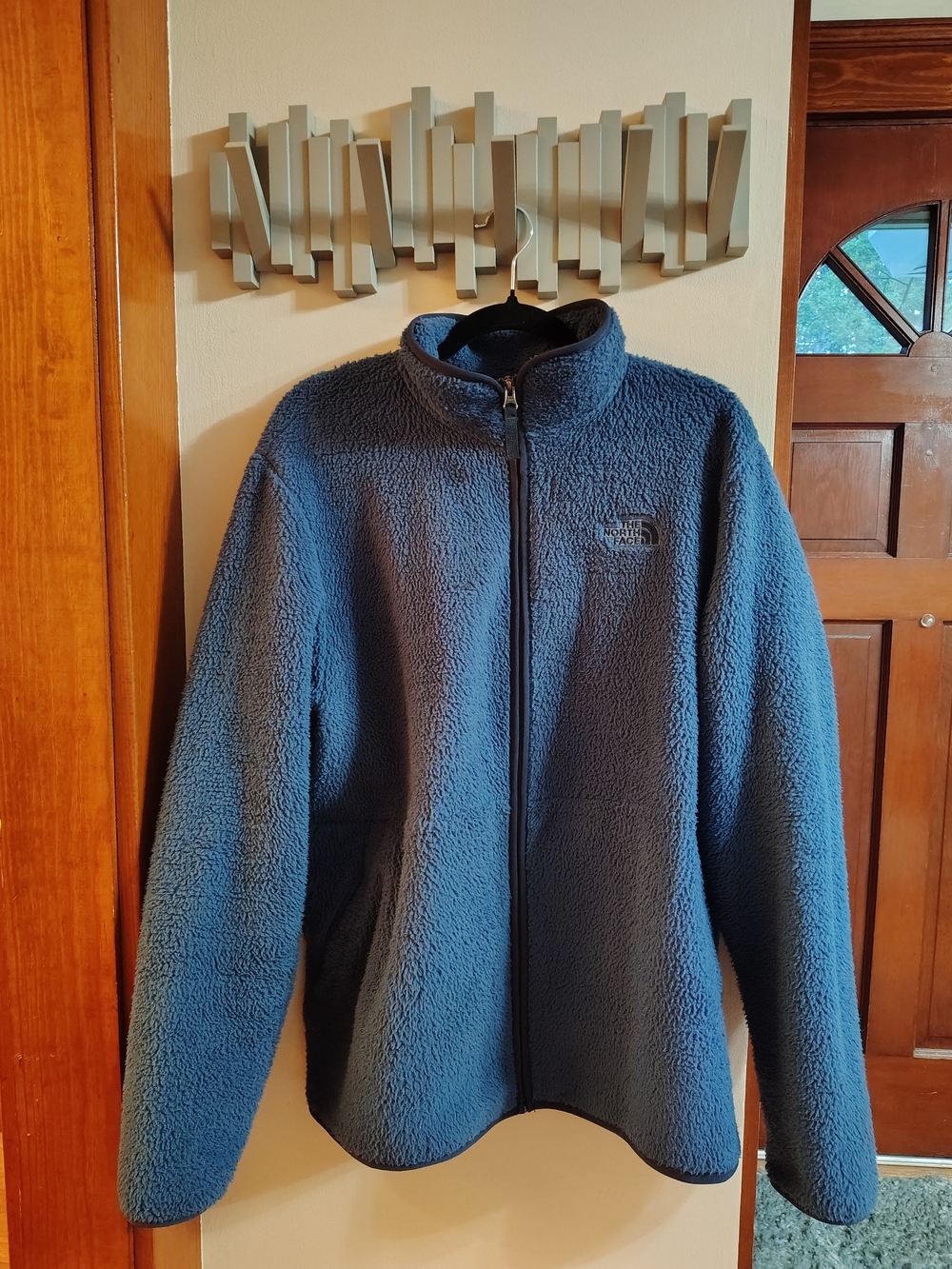 The North Face Men’s Blue Full-Zip Fleece Jacket
